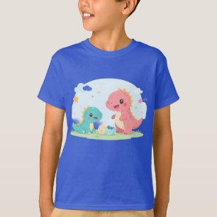 Camiseta Dinosaurios Bebés Adorables – Ilustración de Dinos