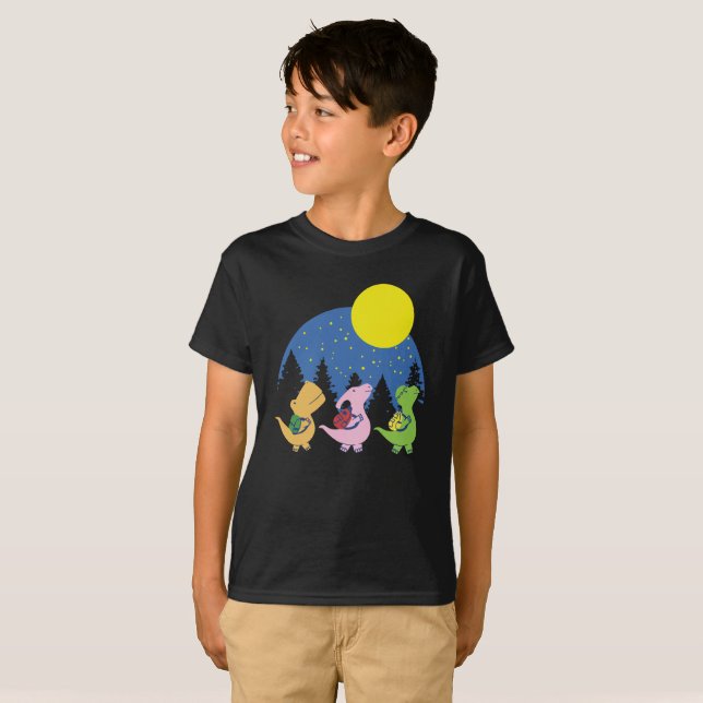 Camiseta Dinosaurios Bebés De Vuelta Al Colegio (Anverso completo)