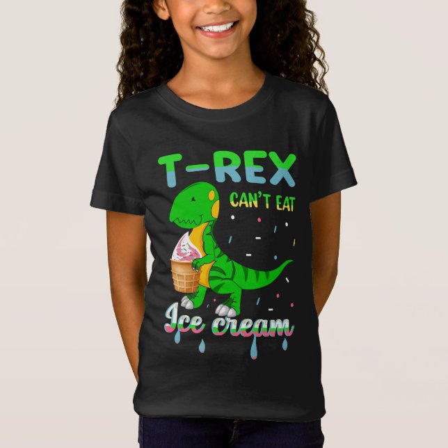Camiseta Dinosaurios comiendo helados (Anverso)