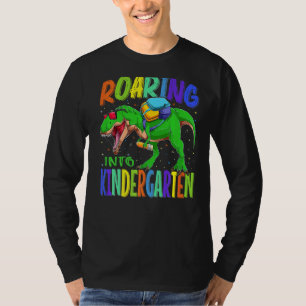 Camiseta Dinosaurios de jardín de infantes vuelven a la esc