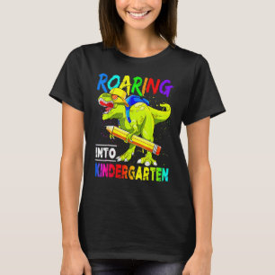 Camiseta Dinosaurios de jardín de infantes vuelven a la esc