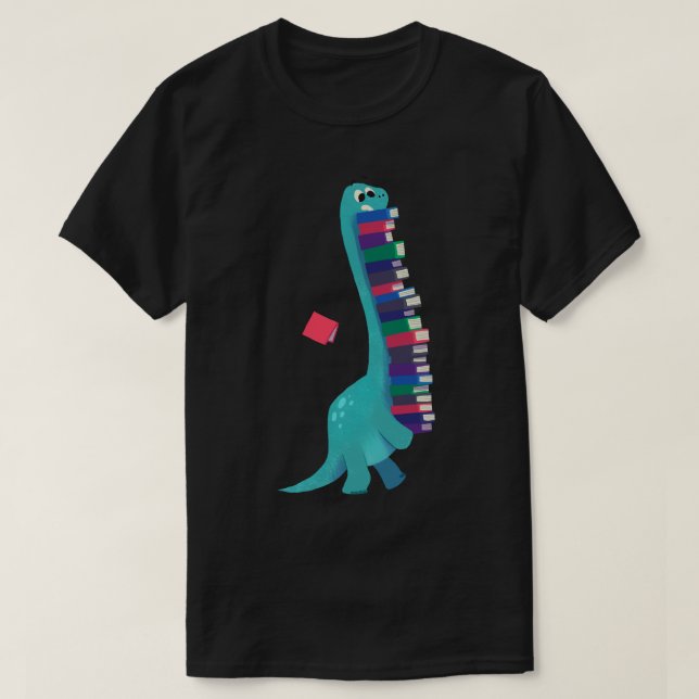 Camiseta DINOSAURIOS DE LIBRO 01 Clásico  (Diseño del anverso)