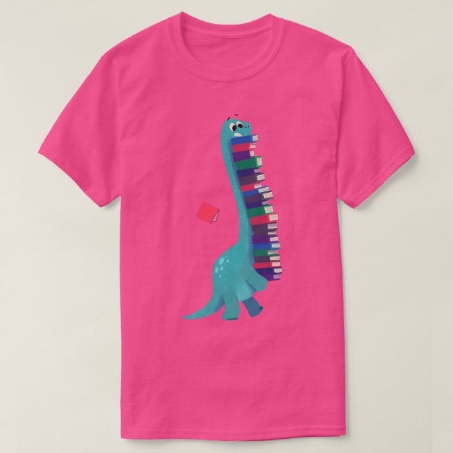 Camiseta DINOSAURIOS DE LIBRO 01 Clásico  (Diseño del anverso)