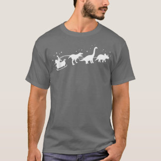 Camiseta Dinosaurios de Santa Riding T re Navidades Niños H