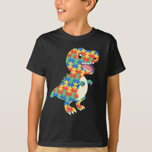 Camiseta Dinosaurios de sensibilización sobre el autismo