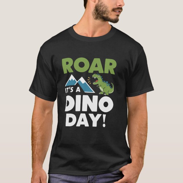 Camiseta Dinosaurios dicen hombres mujeres Chicas de niños  (Anverso)