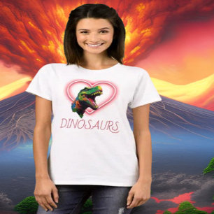 Camiseta Dinosaurios Dino Happy Love