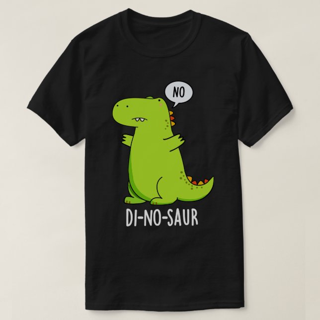 Camiseta Dinosaurios divertidos de dinosaurios 1 (Diseño del anverso)