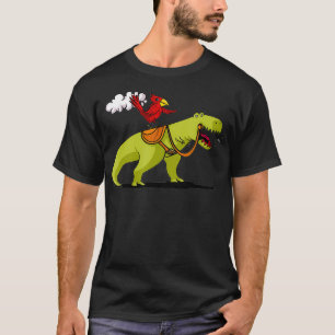 Camiseta dinosaurios divertidos de loro