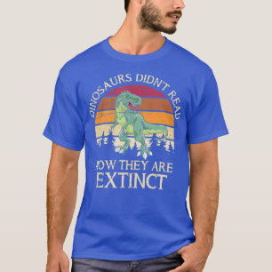 Camiseta Dinosaurios divertidos enseñando a profesor retro