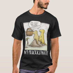 Camiseta dinosaurios divertidos y diseño gráfico del arca d