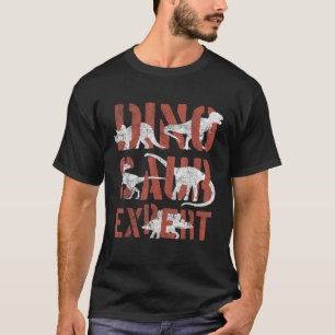 Camiseta Dinosaurios Expertos en Dinosaurios para chicas va