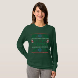 Camiseta Dinosaurios femeninos Navidades feos susurran cami