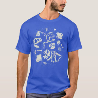 Camiseta Dinosaurios Fossils Vintage Technology