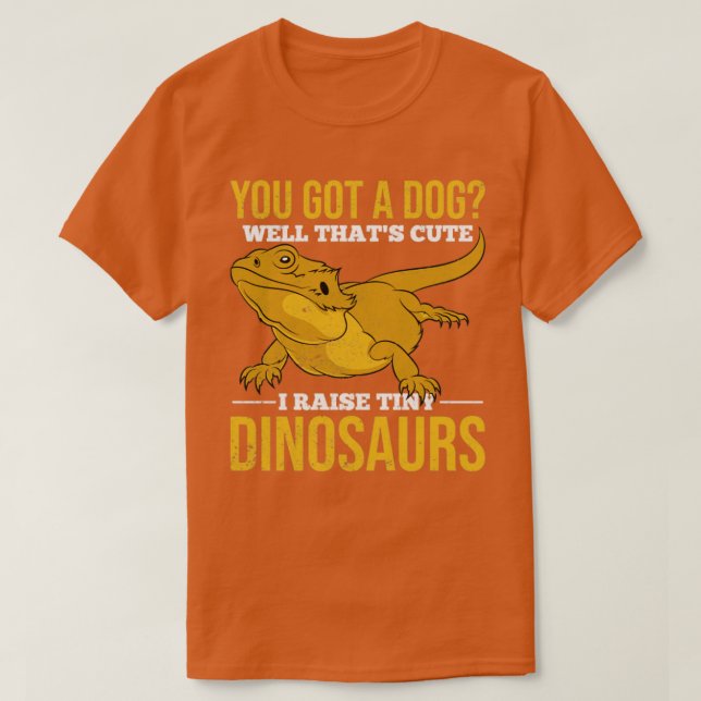 Camiseta Dinosaurios Funny Dueño De Reptiles Animal Mascota (Diseño del anverso)