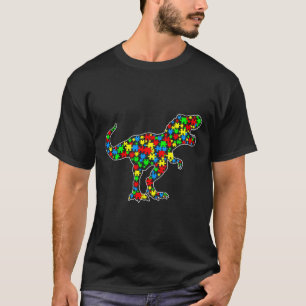 Camiseta Dinosaurios Funny Puzzle Animals Autism Awareness