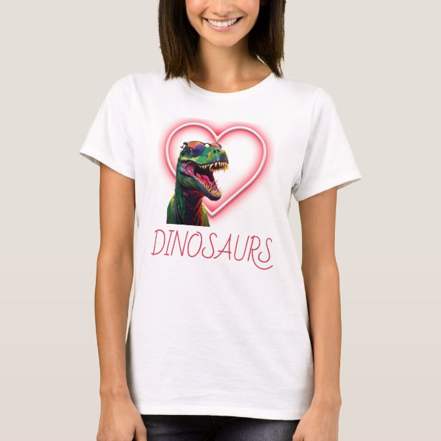 Camiseta Dinosaurios Guay Love Dinosaurs (Anverso)