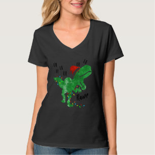 Camiseta Dinosaurios Luces Fa Ra Rawr Navidades Rex Boys