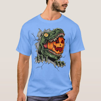Camiseta Dinosaurios más fríos comen calabaza feliz niños d