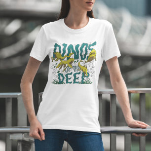 Camiseta Dinosaurios Natación Océano