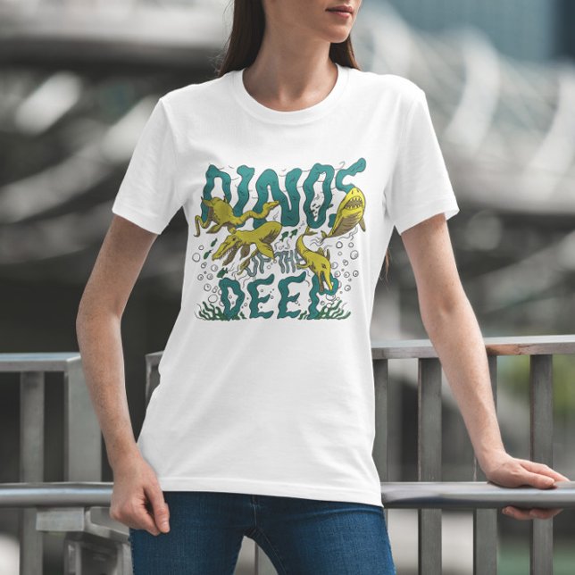Camiseta Dinosaurios Natación Océano (Subido por el creador)