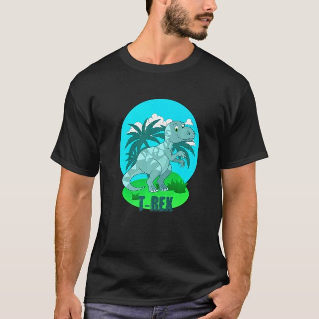 Camiseta Dinosaurios Niños Chicas de Dinosaurios Prehistóri (Anverso)