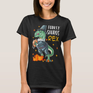 Camiseta Dinosaurios niños del Día de Acción de Gracias Tur