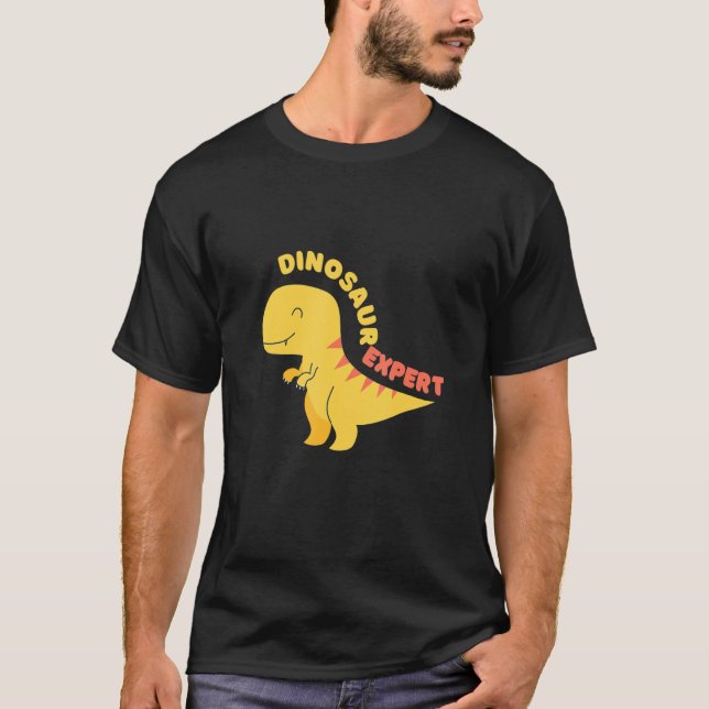 Camiseta Dinosaurios Niños expertos 1 (Anverso)