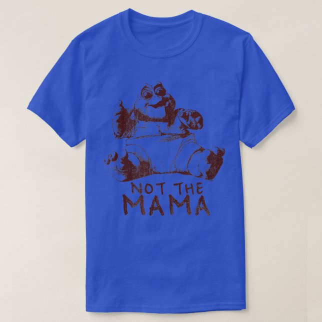 Camiseta Dinosaurios No el color Mama 1 (Diseño del anverso)
