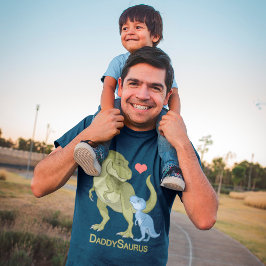 Camiseta Dinosaurios PapiSaurus Green T-Rex y Blue Baby Boy
