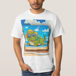 Camiseta Dinosaurios Personalizados íntimos relajándose en