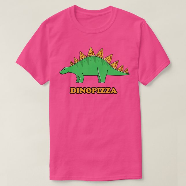 Camiseta Dinosaurios Pizza (Diseño del anverso)