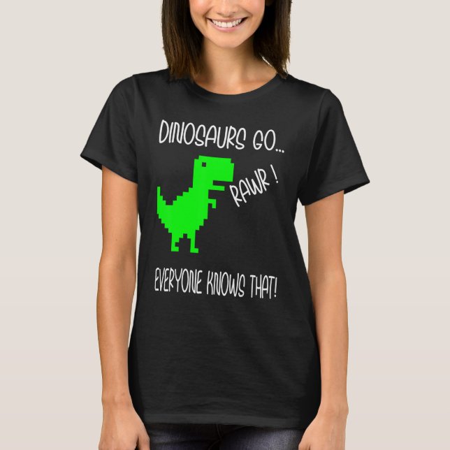 Camiseta Dinosaurios Rawr (Anverso)