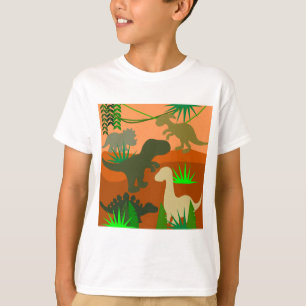 Camiseta Dinosaurios salvajes