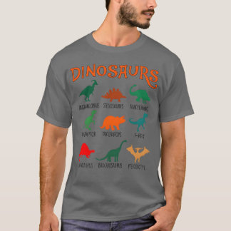 Camiseta Dinosaurios varios animal vintage