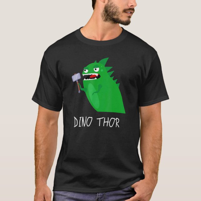 Camiseta Dinosaurios Viking DINO THOR (Anverso)