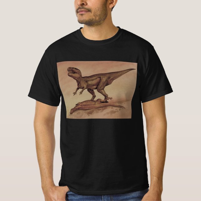 Camiseta Dinosaurios vintage, Carnivore Giganotosaurus (Anverso)