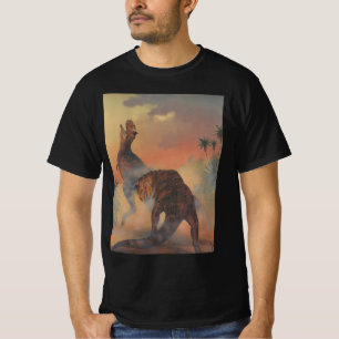 Camiseta Dinosaurios Vintage, Carnotaurus Rugiendo en la Ju