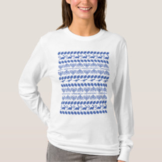 Camiseta Dinosaurios y Dreidels (para mujer)