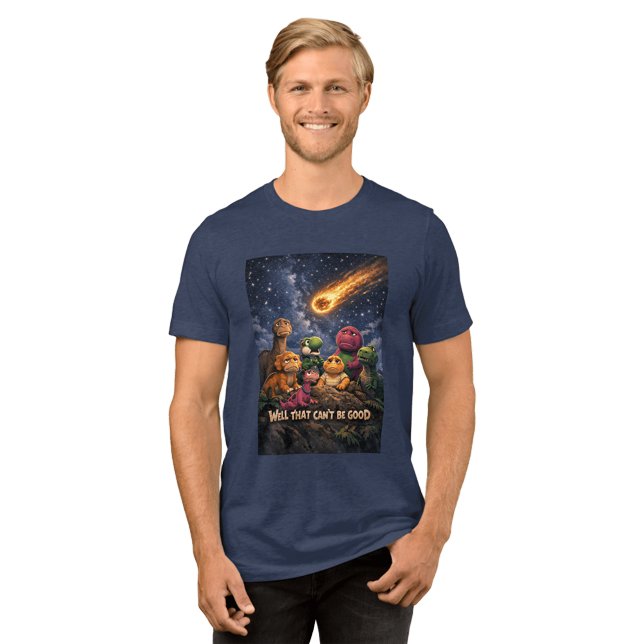 Camiseta Dinosaurs Looking Up at Incoming Meteor (Subido por el creador)