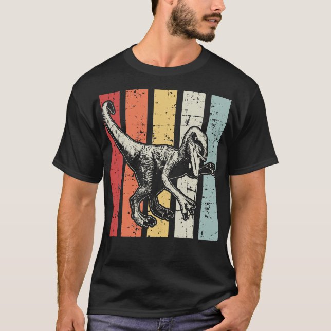 Camiseta Dinoshirt multicolores (Anverso)