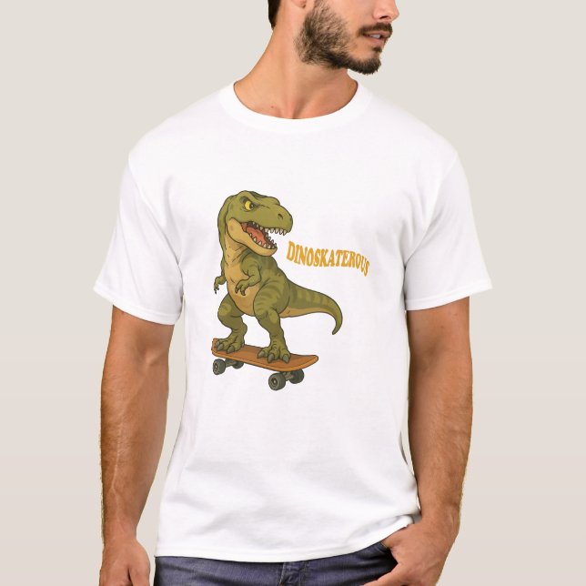 Camiseta Dinoskaterous (Anverso)