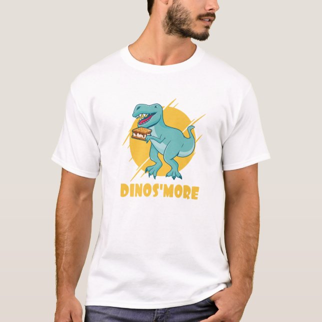 Camiseta Dinos'more Design For A S'mores Lover (Anverso)