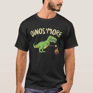 Camiseta Dinosmore Funny Dino Smore Camping Dinosaur Camp C
