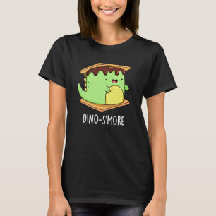 Camiseta Dinosmore Funny Dinosaur Pun Dark BG