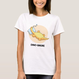Camiseta Dinosnore Funny Sleeping Dinosaur Pun