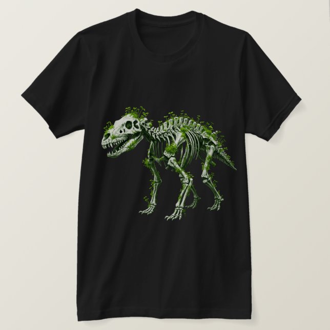 Camiseta Dinossauro e o meio ambiente (Anverso del diseño)