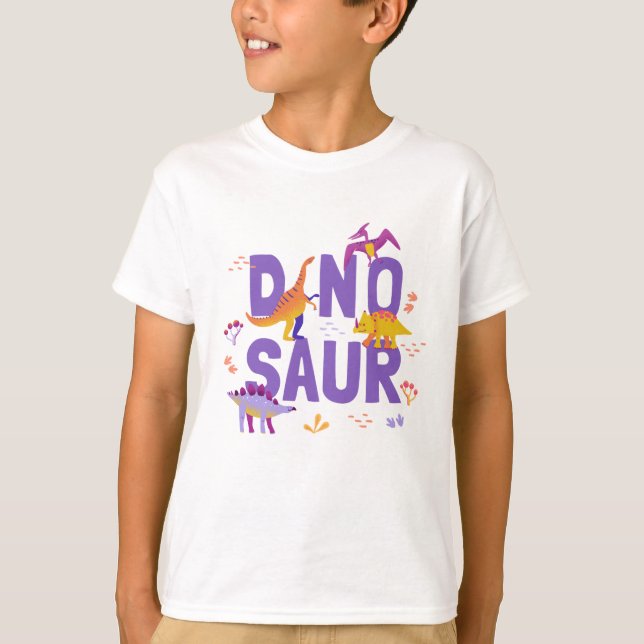Camiseta dinosuor (Anverso)