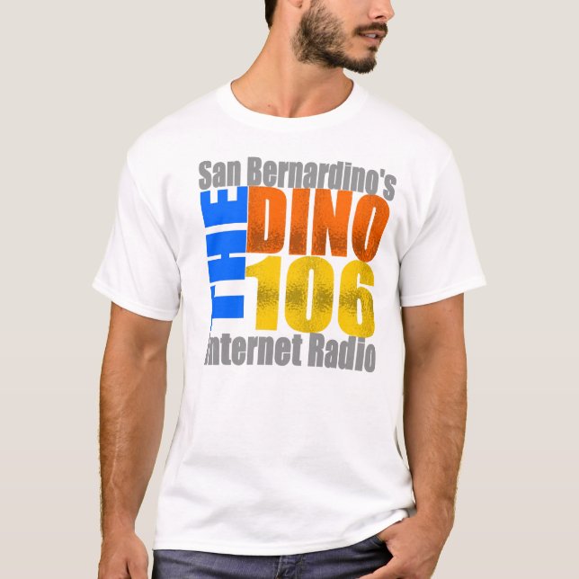 CAMISETA DINOTHROWBACKLOGOWHT (Anverso)