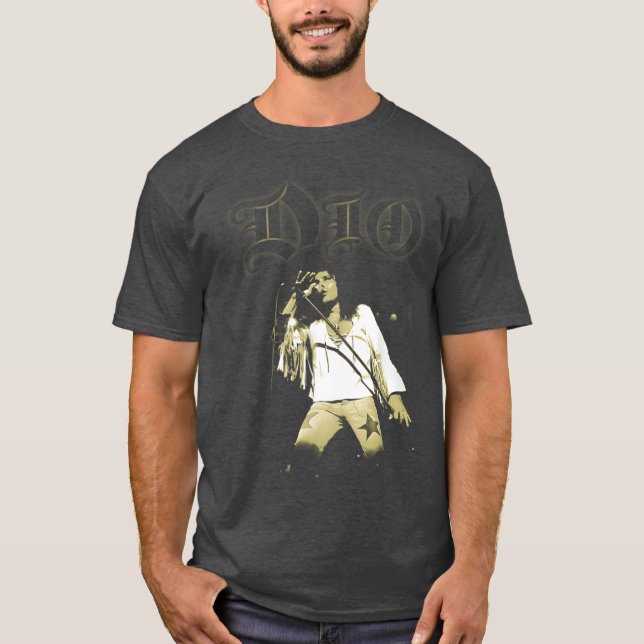 Camiseta Dio Foto Negro (Anverso)